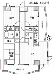リレント谷塚 3LDKの間取図画像