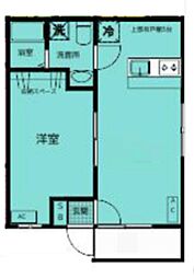 ステートPLUS 2階1LDKの間取り