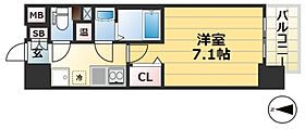 兵庫県神戸市中央区東雲通５丁目（賃貸マンション1K・8階・24.30㎡） その2