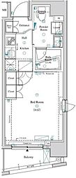 ARKMARK石川台 1Kの間取図画像