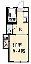 コーポ・シャロン A0202 ｜ 島根県松江市北田町26（賃貸アパート1K・2階・21.18㎡） その2