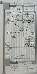 日神パレステージ北千住 3階1DKの間取り