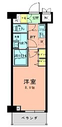 ラフィネジュ大森 1Kの間取図画像