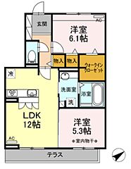 物件の間取り