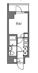 アラート横濱桜木町I 1Kの間取図画像