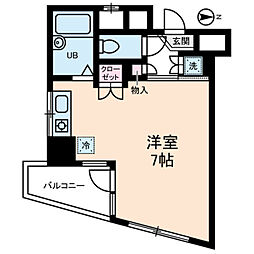 スターライト上池袋 ワンルームの間取図画像