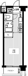 メインステージ椎名町 1Kの間取図画像