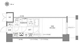 ＡＥＬＬ亀有 7階1Kの間取り
