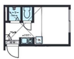 スマイラス新小岩 1階ワンルームの間取り