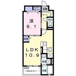 BELLAVITA 1LDKの間取図画像