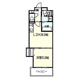 ラモーナ半田 1LDKの間取図画像