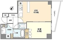 YSレジデンス代田橋 1LDKの間取図画像