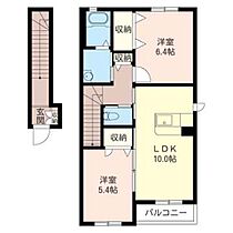 メゾン　プレジール 00203 ｜ 茨城県日立市東滑川町１丁目26-18（賃貸アパート2LDK・2階・59.05㎡） その2