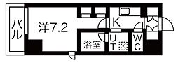 SEASONFLATS押上SOUTH 1Kの間取図画像