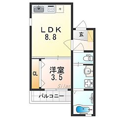 岩伸リバーコート住吉 1階