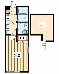 Ｎｉｄｏ Ｌｉｒｉｃｏ 2階1Kの間取り