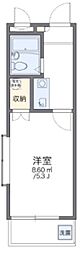 REVANCEHIGASHIURAWA 1Kの間取図画像