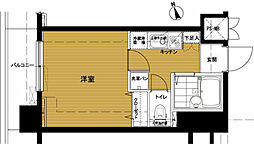 Phoenix南麻布 1Kの間取図画像