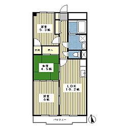 トゥワイス 3LDKの間取図画像