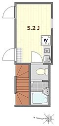サザンロード小岩2 ワンルームの間取図画像