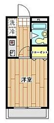 フェニックス拝島 1Kの間取図画像