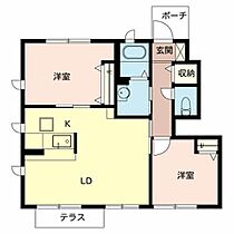 ディアスＡＫＩＨＯ 0103 ｜ 和歌山県和歌山市宇須３丁目4-60（賃貸アパート2LDK・1階・58.30㎡） その2