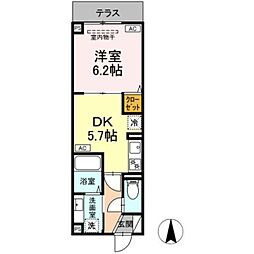 ルリアン北小岩III 1階/108
