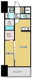 ＬＩＦＥＦＩＥＬＤ二日市駅前 12階1LDKの間取り