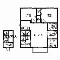 シエル　アクーユ 0205 ｜ 滋賀県東近江市山路町333（賃貸アパート2SLDK・2階・65.91㎡） その2