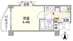 ライオンズマンション日吉第11 1Kの間取図画像