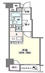 シーアイマンション本郷向丘 ワンルームの間取図画像