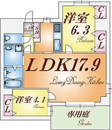 クレル・リヴィエールIII 1階