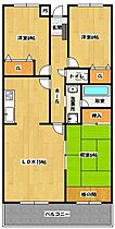 ルネス国分 706 ｜ 福岡県久留米市国分町1216-3（賃貸マンション3LDK・7階・75.60㎡） その2