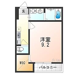 フジパレス御幣島 1Kの間取図画像