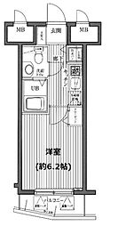 ガラ・ステージ芝公園駅前 1Kの間取図画像