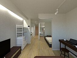 Common稽古町 206 2階1LKのリビング/ダイニング