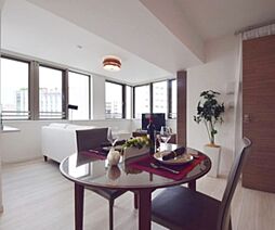 東神田テラスレジデンス 10階1LDKのリビング/ダイニング