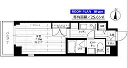 ステージファースト恵比寿二番館 1Kの間取図画像