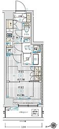ブライズ中野哲学堂 1Kの間取図画像