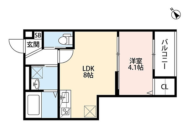 フェリオ喜連 ｜大阪府大阪市平野区喜連西１丁目(賃貸アパート1LDK・1階・30.76㎡)の写真 その2