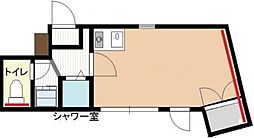 カーサエルニ ワンルームの間取図画像