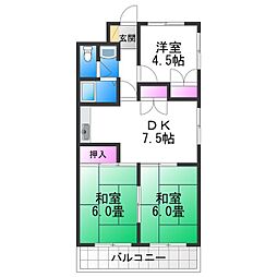 コーポエクセルI 3階/-