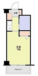 ウインザーパレス川口 ワンルームの間取図画像