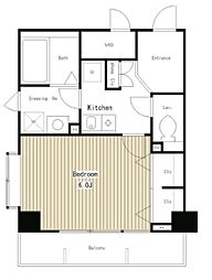 Casa Lucia 4階1Kの間取り