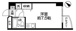 ハイホーム流山 ワンルームの間取図画像