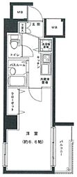 グランフォース蔵前 1Kの間取図画像