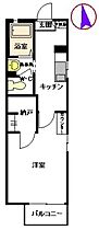 ラフォーレ司　II棟 B0203 ｜ 熊本県八代市田中西町19（賃貸アパート1K・2階・27.45㎡） その2