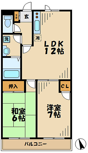 リッジモントゥ鶴牧 0602｜東京都多摩市鶴牧６丁目(賃貸マンション2LDK・6階・56.10㎡)の写真 その2