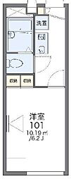 レオパレスPrince 1Kの間取図画像
