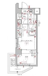 クレイシアIDZ練馬富士見台 1DKの間取図画像